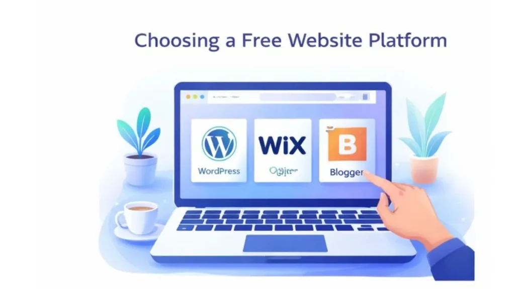 Create a free website builder like WordPress or Wix
